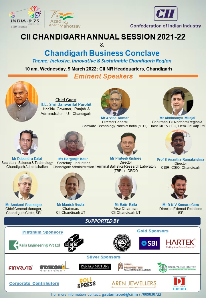 CII Chandigarh Annual Session 2021-22