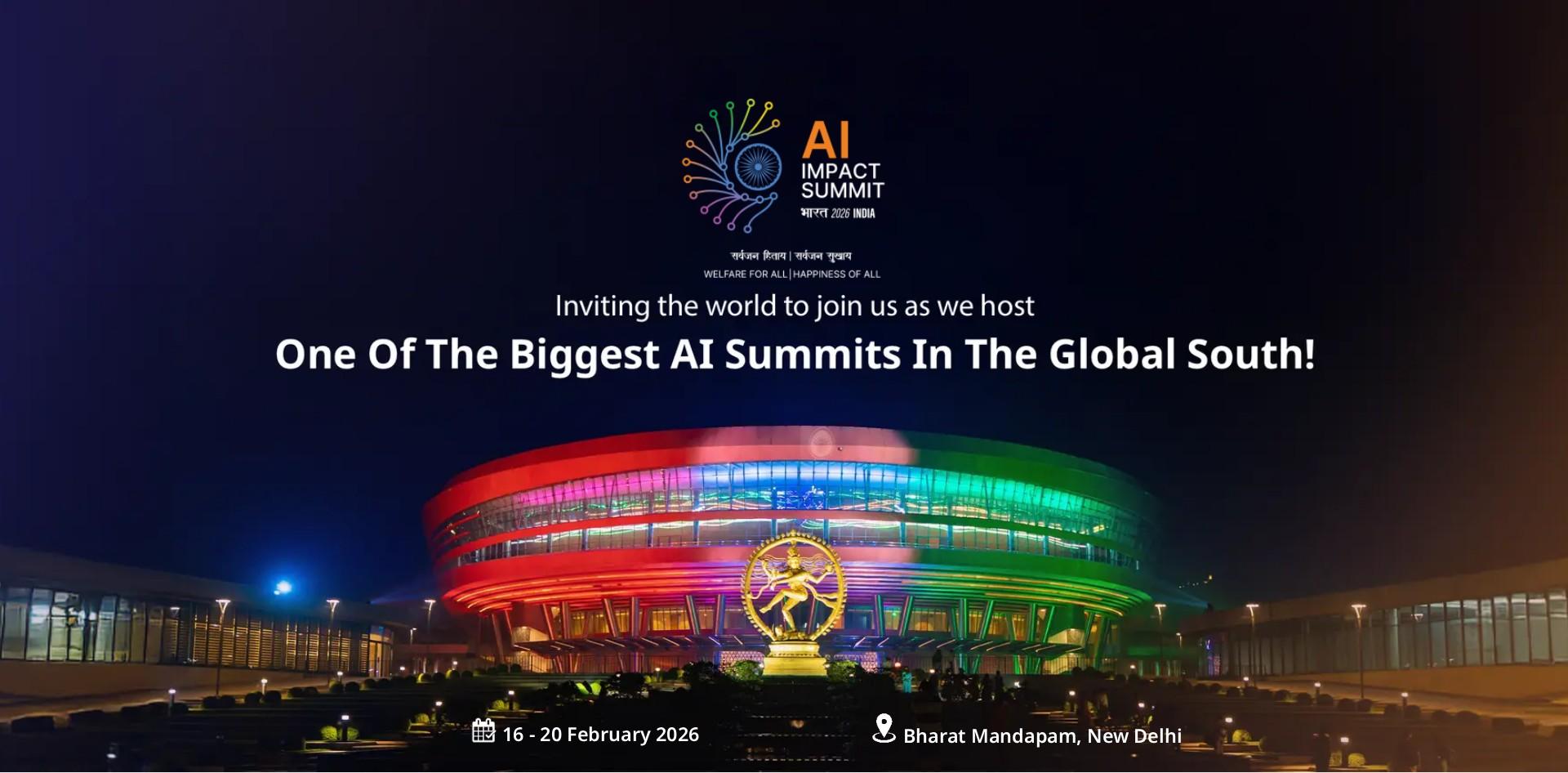 INDIA AI IMPACT SUMMIT 2026 Banner