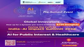 Al for Public Interest & Healthcare - STPI Deoghar